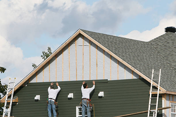 Professional Siding Replacement technician working in Morrow, GA